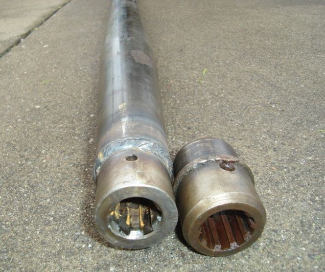 10 spline to 6 spline drive shaft coupler The Ford Barn